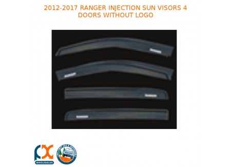 2012-2017 Ranger Injection Sun Visors 4 Doors Without Logo